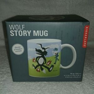 Wolf story mug kikkerland